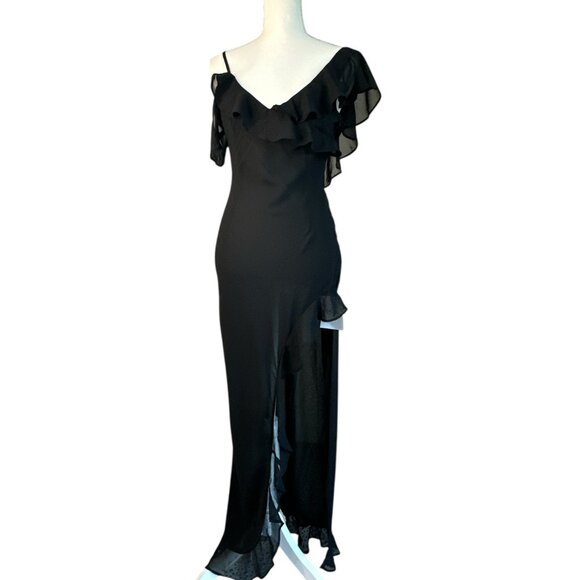 Runaway The Label Vacanza Maxi Dress in Black Small New Womens Gown - Picture 5 of 16